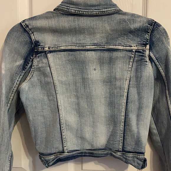 Cropped denium jacket - Picture 2 of 3